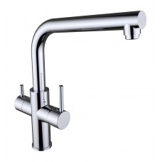 Baterie de bucatarie, METAL-FREE, cu 3 cai (circuite) pentru PURE - ULTRA-FILTRU